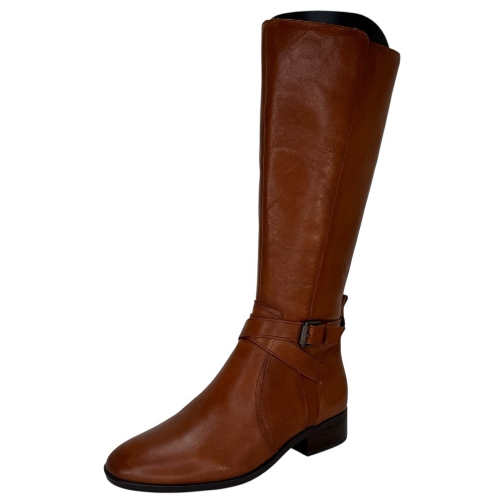 Naturalizer Rena Tan Leather Knee High Wide Calf Womens Boots Size 6M - Picture 3 of 13